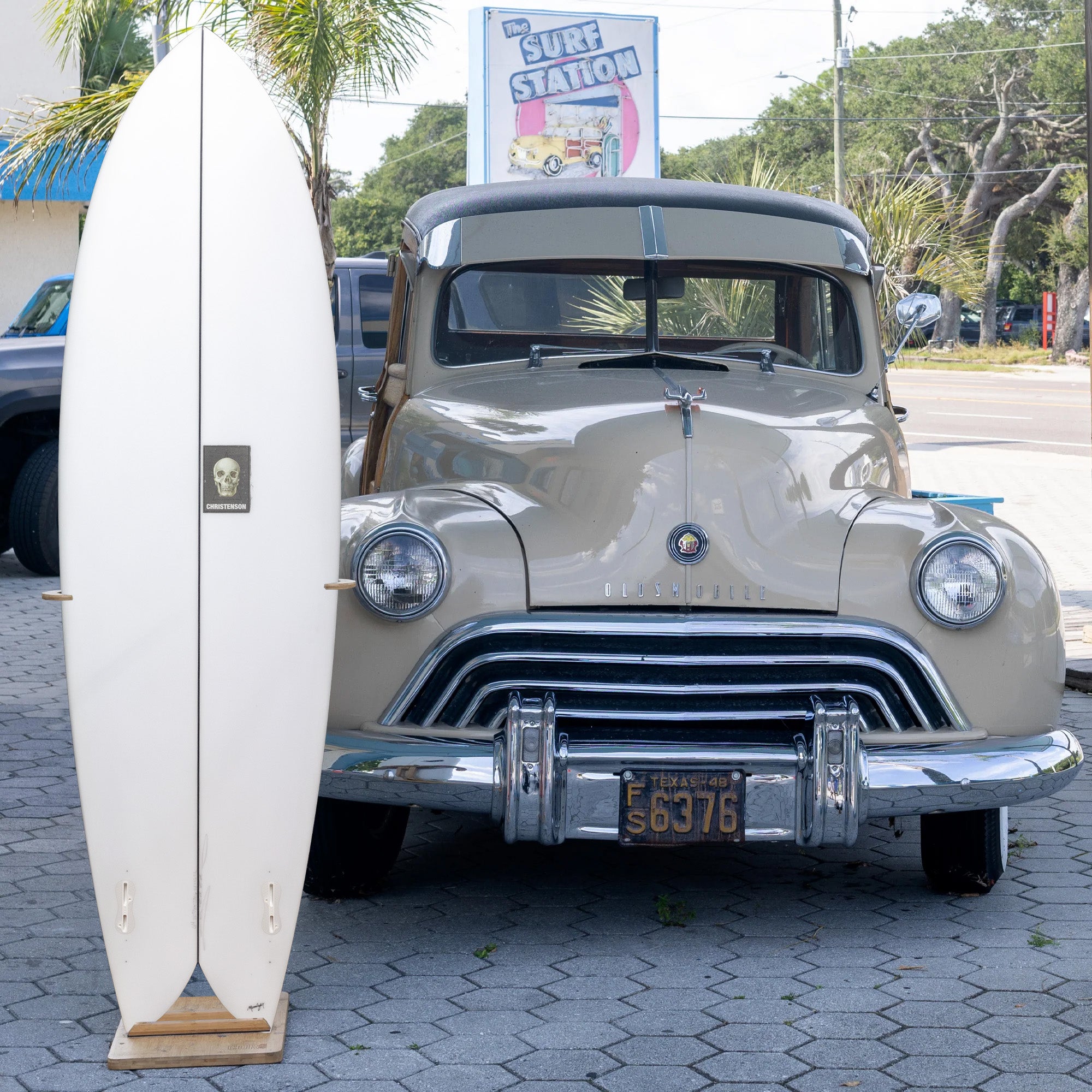 Christenson Long Phish 6'4 Surfboard with FCS II Fin System - Perfect for Small to Medium Waves and Coastal Surfing Adventures
