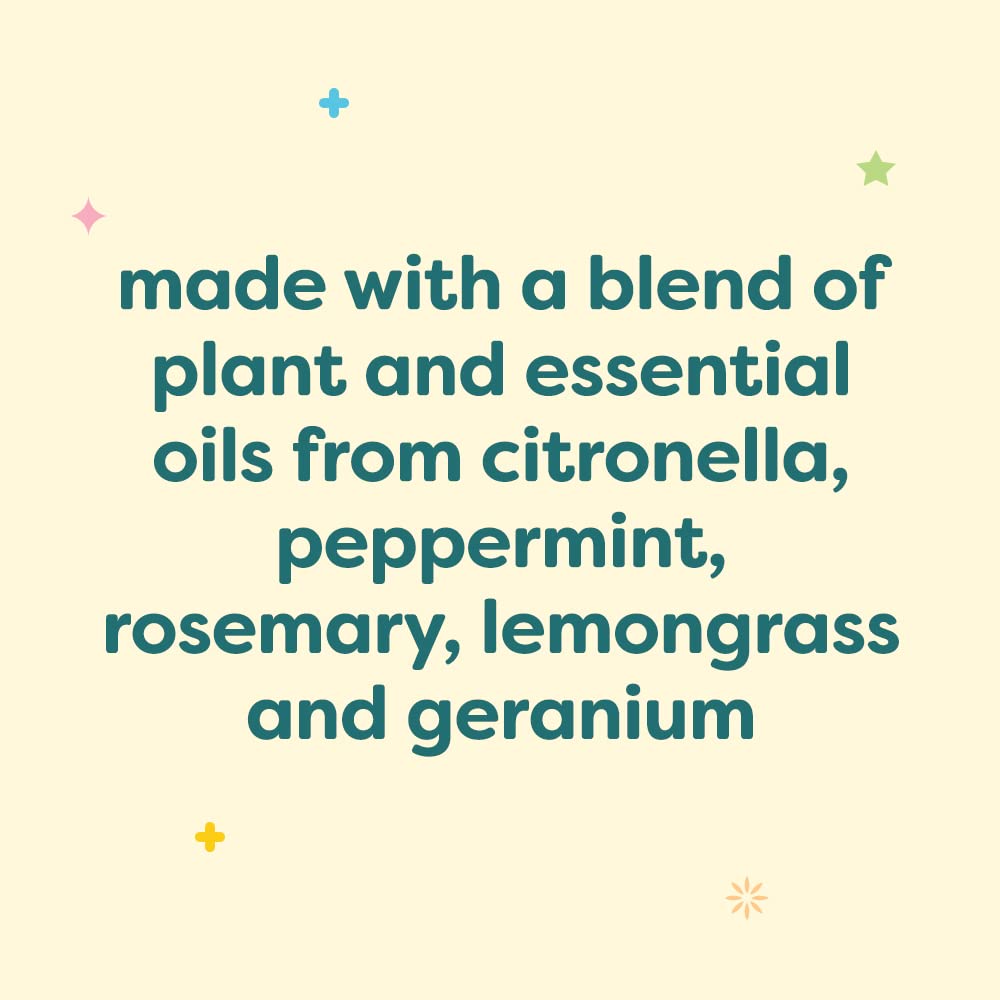 Babyganics Natural Mosquito Repellent Lotion with Plant-Based Essential Oils | Non-Greasy Formula | 4oz Bottle | Safe for Kids & Outdoor Activities