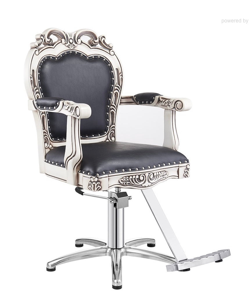 Vintage Antique Salon Chair from Georgia - Classic Barber & Beauty Salon Styling Chair for Home & Professional Use