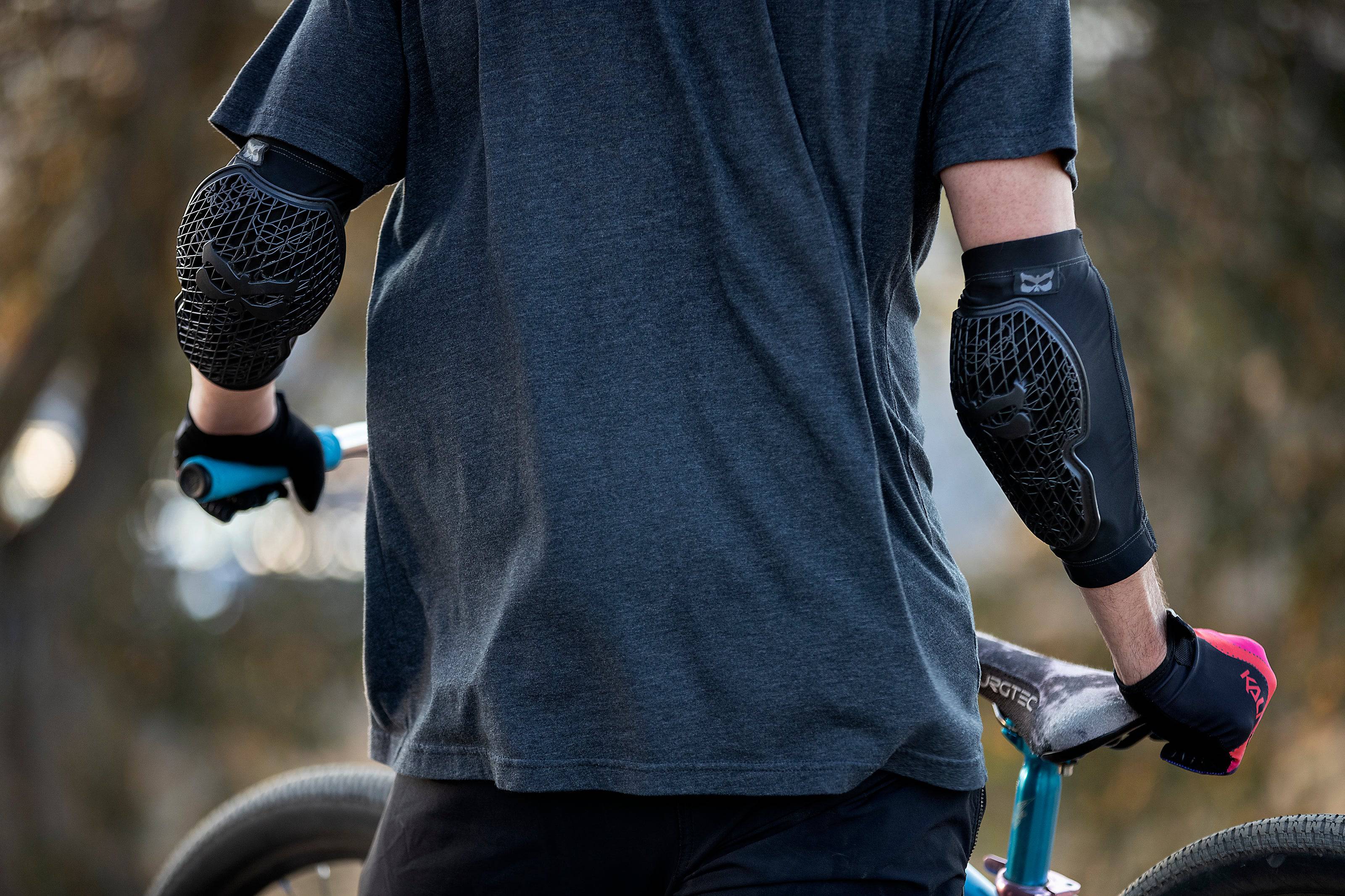 Strike Elbow Guards - Protective Gear for Sports & Work - Durable & Comfortable for MMA, Boxing, Construction & Motorcycling