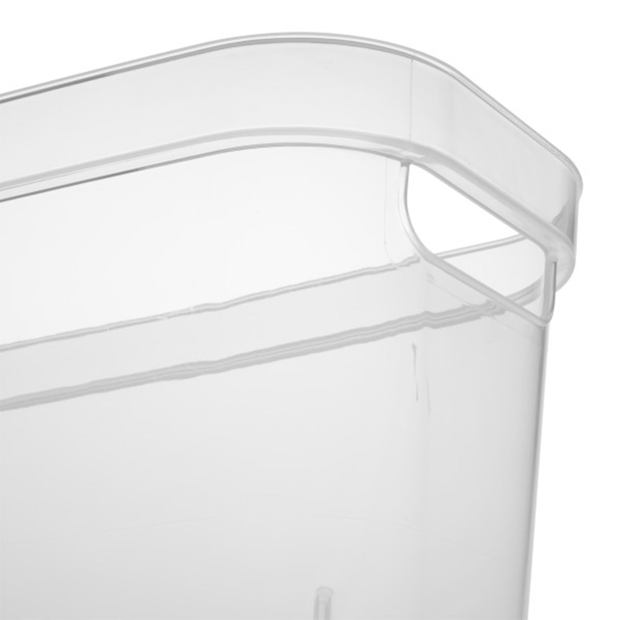 Sterilite 6.25x6.25x15 Inch Clear Plastic Storage Bins with Comfort Handles - 24 Pack for Home, Office & Closet Organization - Perfect for Toys, Crafts, Pantry & Bathroom Storage