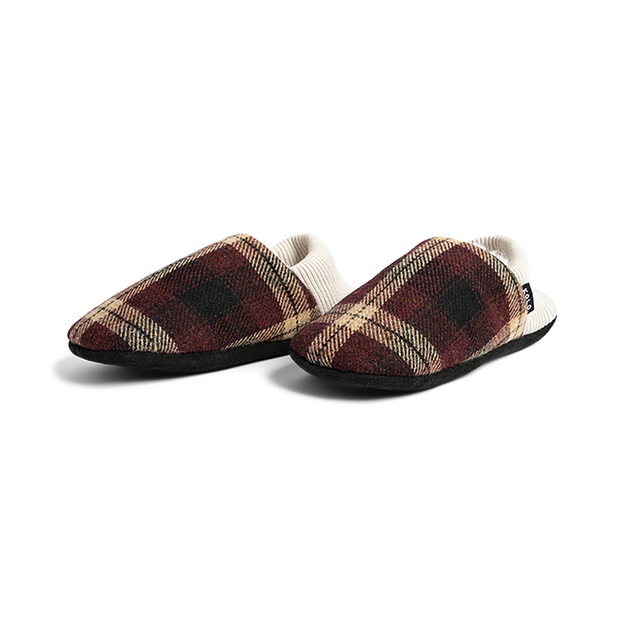 Lanton Tweed House Slippers - Cozy Fur Lined Indoor Shoes for Women & Men - Perfect for Winter Comfort at Home, Office, or Relaxing by the Fireplace