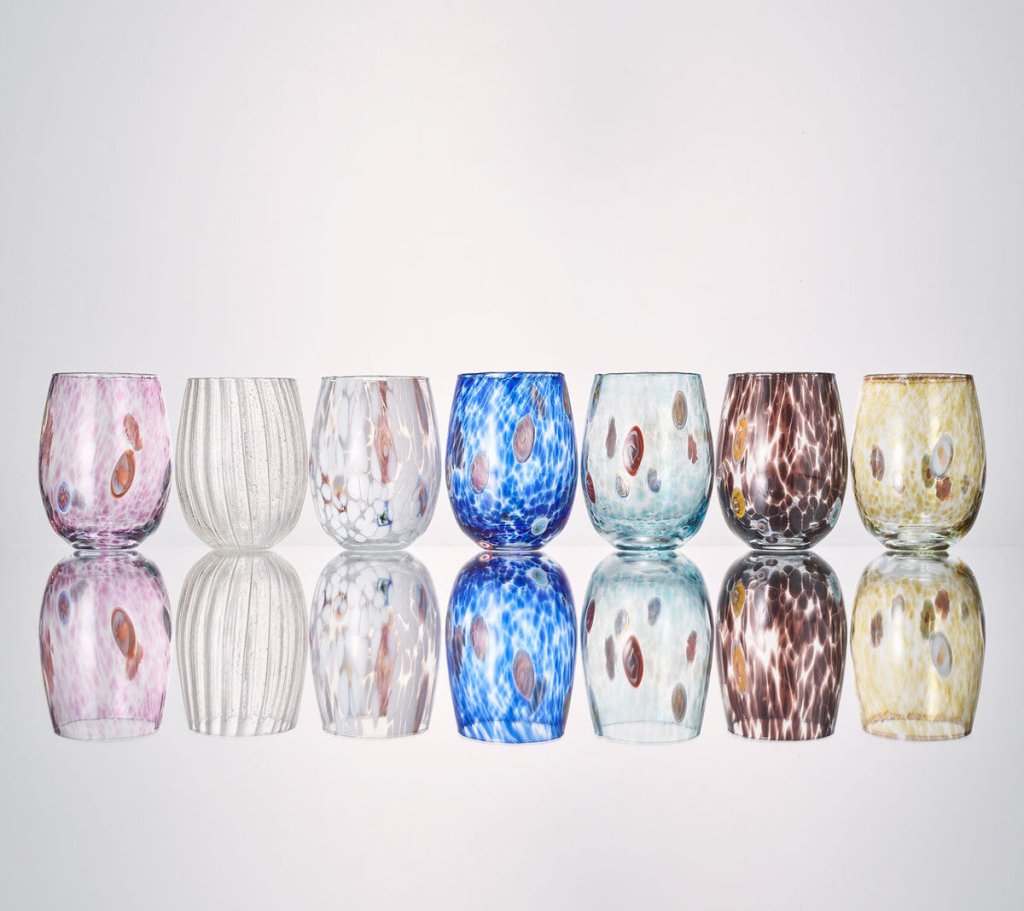 Premium Blue Gala Tumbler Set - 4 Pack Insulated Stainless Steel Cups for Cold & Hot Drinks - Perfect for Home, Office, Parties & Outdoor Activities