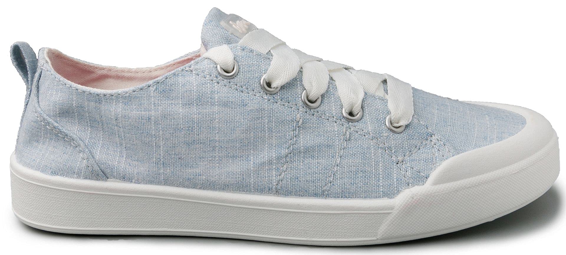 Women's Canvas Sneakers - Low Top Lace Up Casual Shoes with Cute Fashion Design - Comfortable Walking Shoes for Women - Perfect for Daily Wear, Festivals & Outdoor Activities
