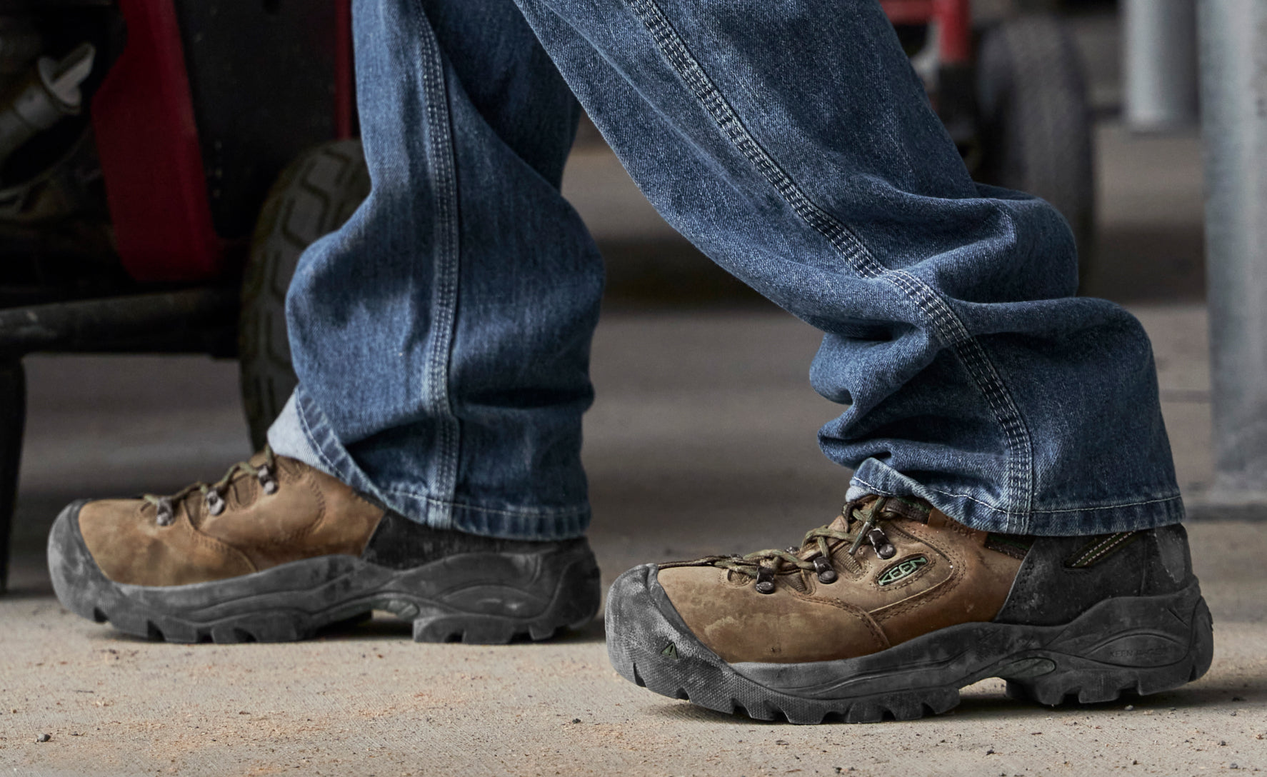Men's Pittsburgh Energy 6 Waterproof Soft Toe Work Boots - Cascade Brown/Greener Pastures - Durable Safety Shoes for Construction, Hiking & Outdoor Work