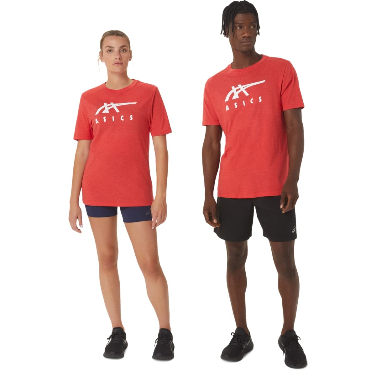 ASICS Men's Stripe Short Sleeve Running T-Shirt - Lightweight Moisture-Wicking Athletic Top for Jogging, Gym Workouts & Casual Wear