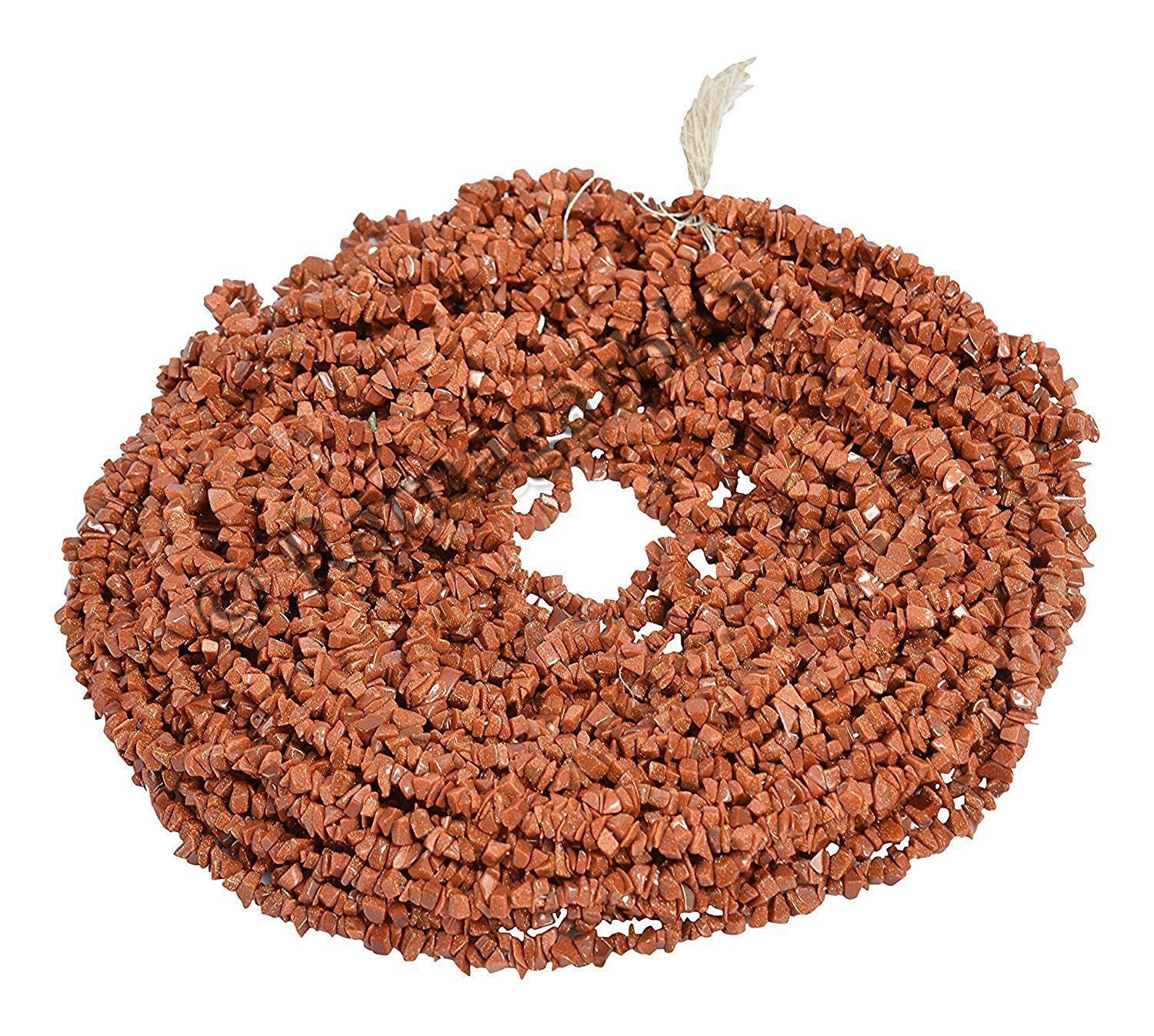 Sunstone Chip Beads - 34