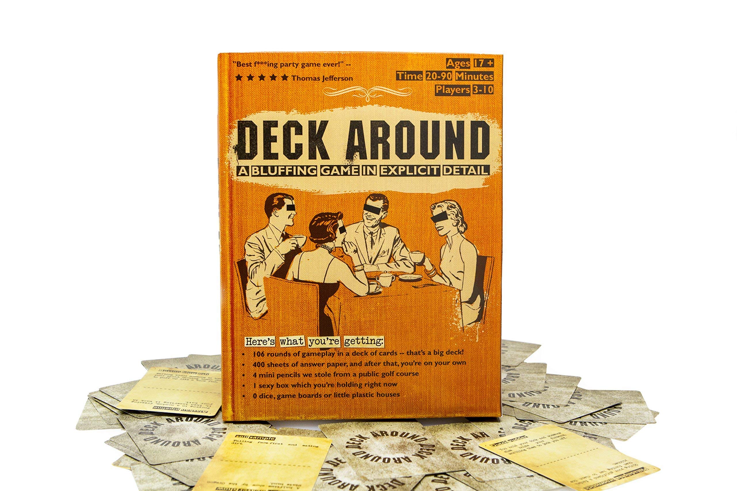 Fun Adult Party Card Game - 100+ Exciting Rounds for Game Nights & Social Gatherings