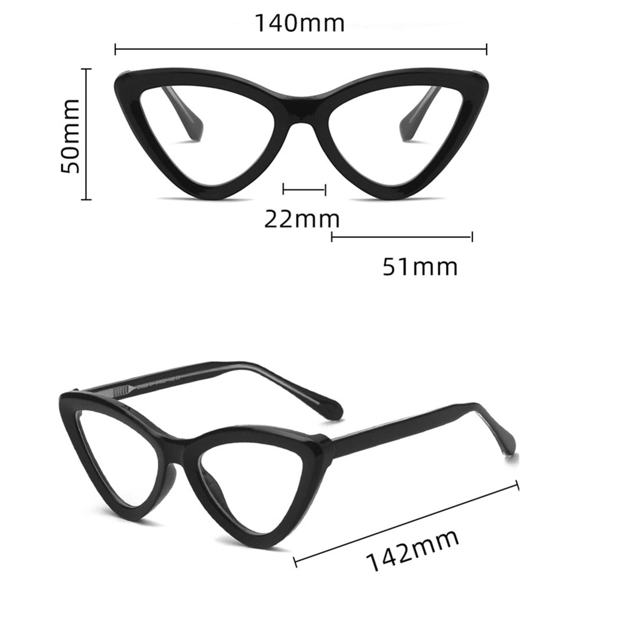Bullabulling Retro Cat Eye Reading Glasses for Women - Stylish Blue Light Blocking Frames | Perfect for Reading, Computer Work & Fashion Accessories