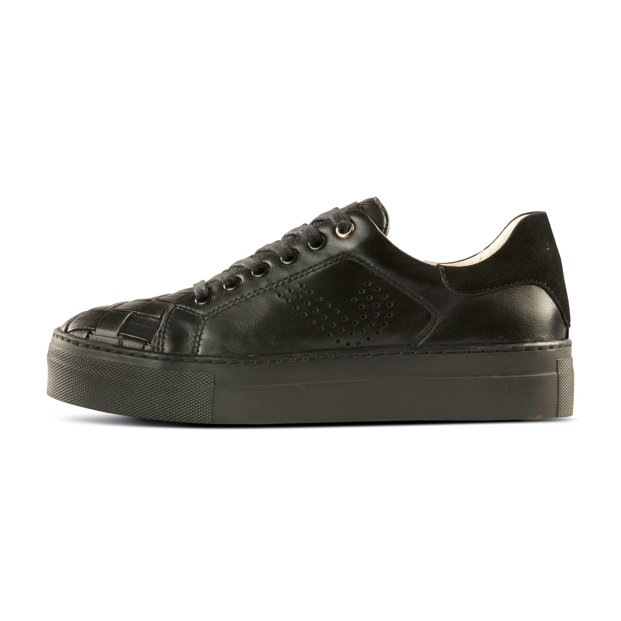 JATAREA Women's Fashion Sneakers - Genuine Leather Casual Shoes with Comfortable Cushioned Insole & TPR Rubber Sole | Stylish Lightweight Walking Shoes for Travel, Work & Everyday Wear