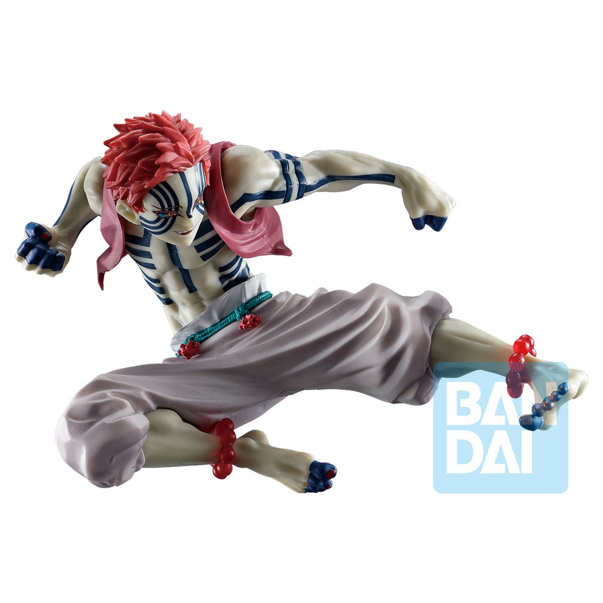 Demon Slayer: Kimetsu no Yaiba Akaza Shaking Sword Anime Figure - Premium Ichiban Statue for Anime Fans & Collectors | Perfect for Home Decor, Office Display, and Gift Giving
