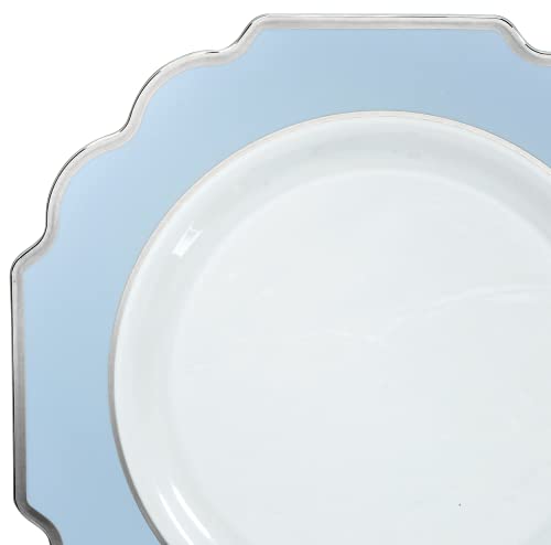 D. Imperial Blue & Silver