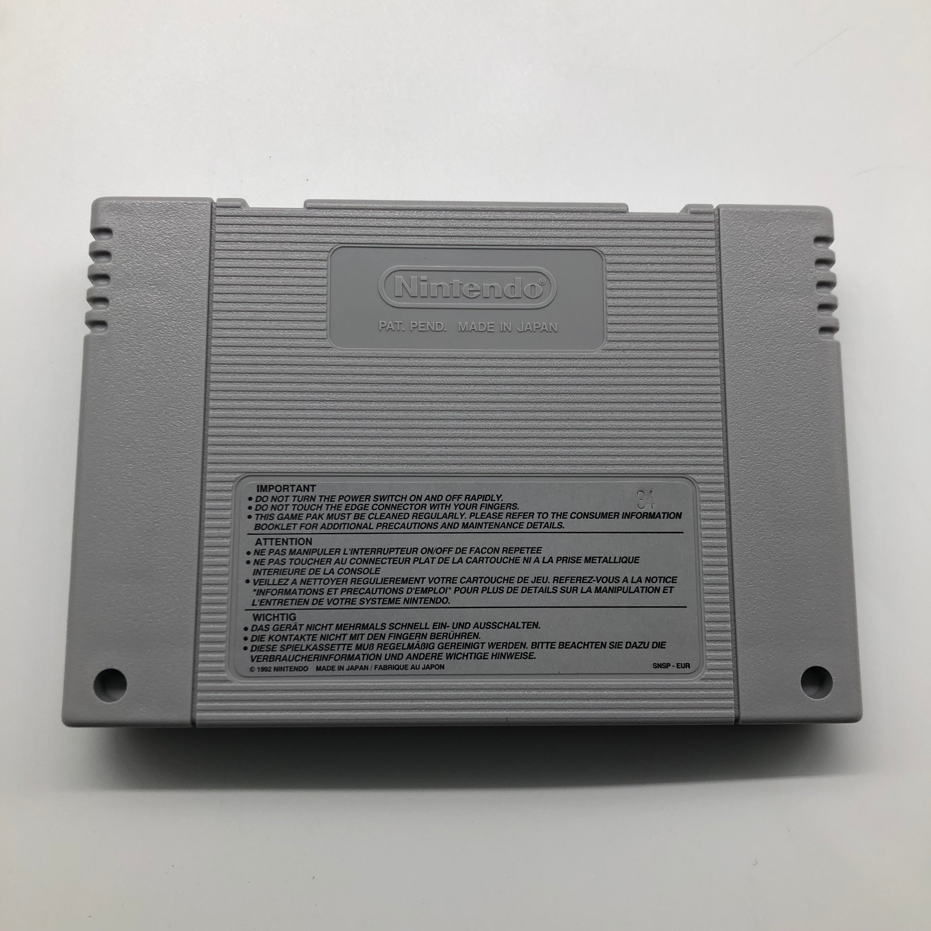 Eek! The Cat Super Nintendo SNES Game - Complete Boxed PAL Version | Retro Gaming Collectible for SNES Enthusiasts & 90s Nostalgia Fans