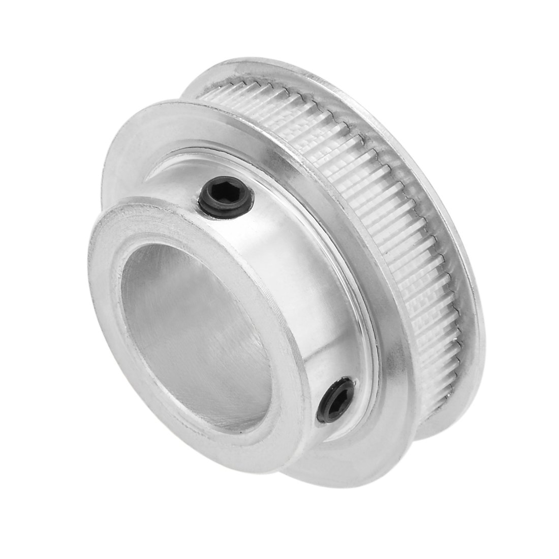 uxcell Aluminum MXL 60 Teeth 20mm Bore Timing Belt Pulley Synchronous Wheel for 6mm Belt - Compatible with 3D Printers, CNC Machines - Perfect for Precision Motion Control and Power Transmission