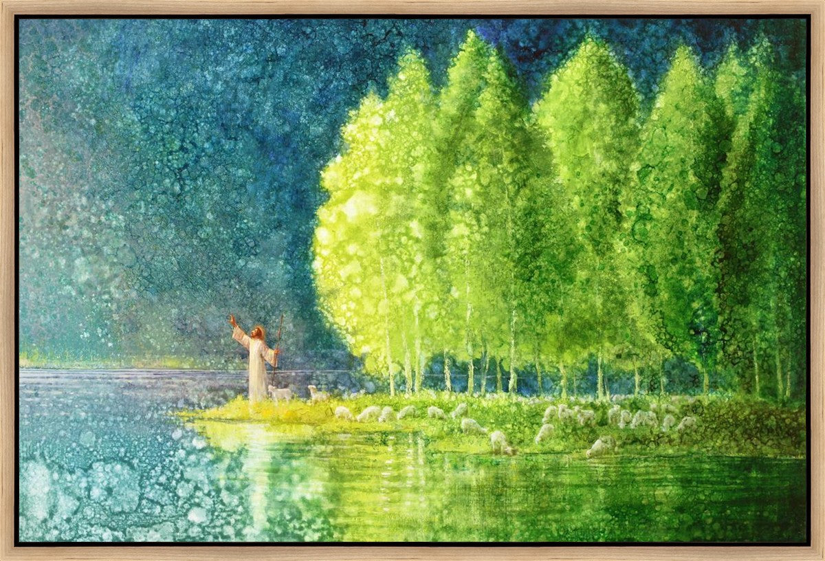 Beside Still Waters Gallery Wrap Canvas Art - Stunning Landscape Wall Decor for Living Room, Bedroom & Office - Perfect for Home & Office Decor