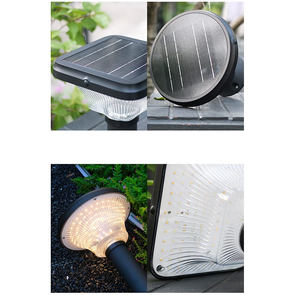 Solar Deck Post Lights Outdoor - Waterproof LED Solar Lights for Garden Fence, Patio & Wooden Posts with 3 Lighting Modes (Warm White) | Perfect for Pathway, Driveway & Backyard Decoration
