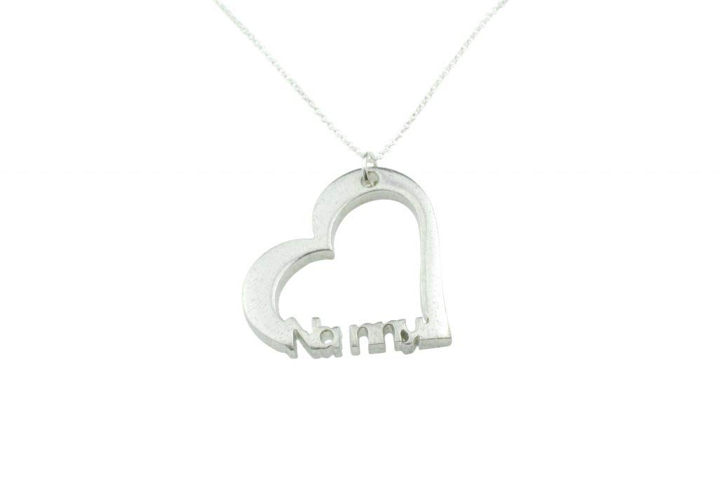 Beautiful Heart Necklace for Nanny - Perfect Anniversary Gift & Mother's Day Present - Elegant Jewelry for Special Occasions & Daily Wear