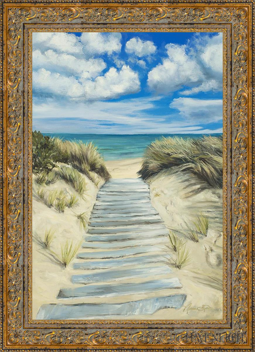 Seaside Decor - Handcrafted Broken Path Mosaic Art Piece for Home & Garden Wall Decor | Perfect for Beach House, Coastal Living Room, or Outdoor Patio