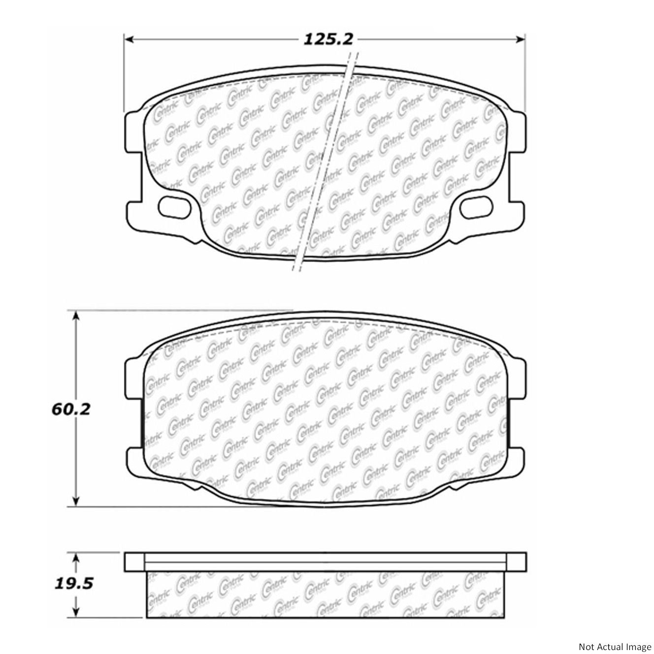 High-Performance Disc Brake Pads for Cars & Trucks - Durable Ceramic Brake Pads for Smooth Stopping Power - Perfect for Daily Commuting, Off-Roading & Performance Driving