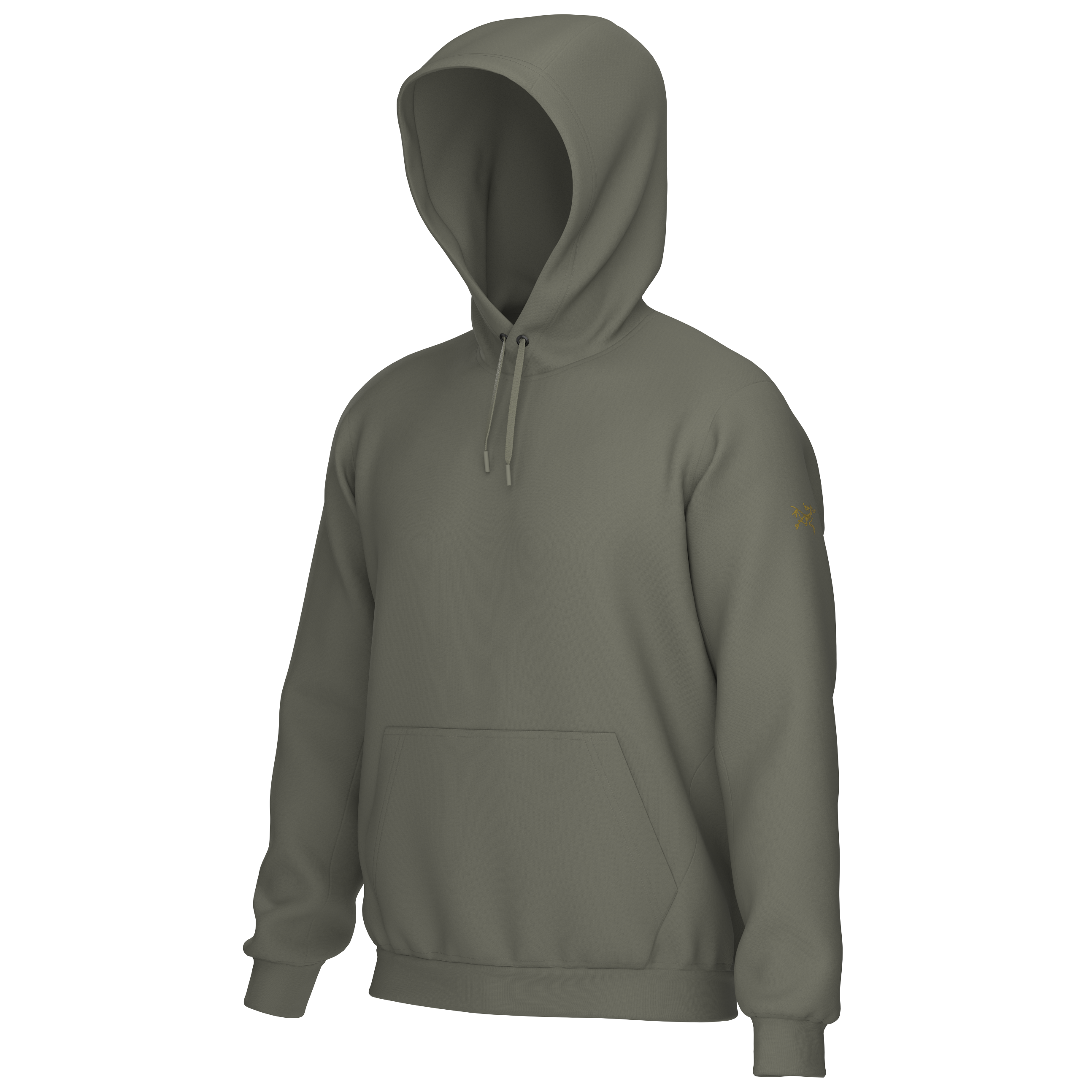 Arc'teryx Men's Emblem Fleece Hoody - Lightweight Warm Zip-Up Fleece Jacket for Hiking & Outdoor Activities