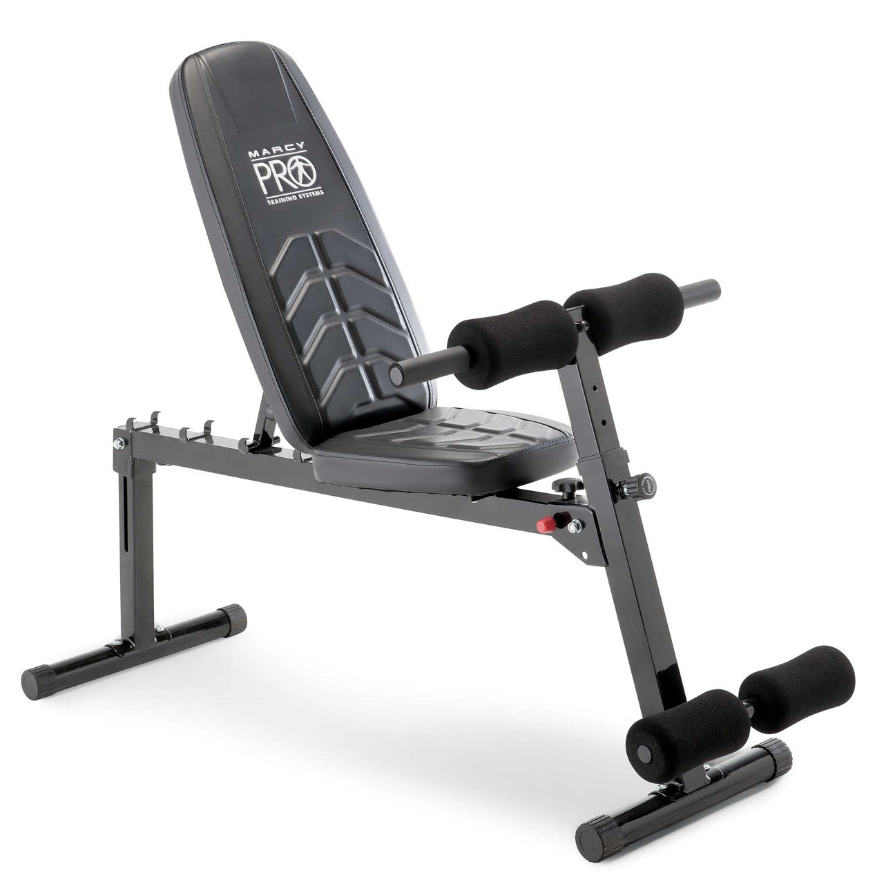 Marcy PM 4880 Adjustable Multi-Position Utility Bench with Hyper Extension Anchor - Perfect for Home Gym Strength Training & Core Workouts