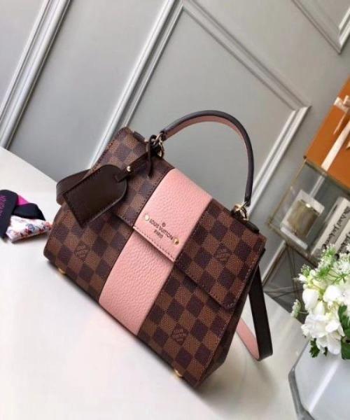 Louis Vuitton Bond Street BB Handbag - Damier Ebene Canvas with Magnolia Leather Trim | Perfect for Work, Travel & Everyday Luxury