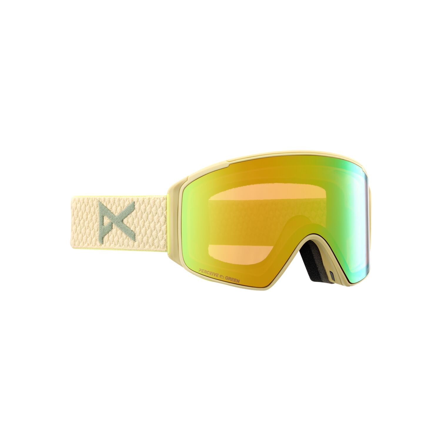 Anon M4S Cylindrical Snow Goggles with Perceive Variable Green Lens - Perfect for Skiing, Snowboarding & Winter Sports