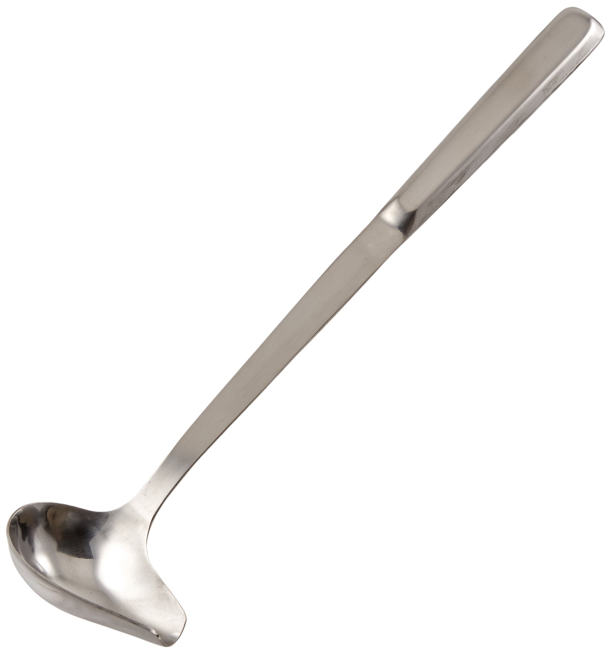 New Star Foodservice 52268 1 oz Hollow Handle Gravy Soup Ladle, 12.5
