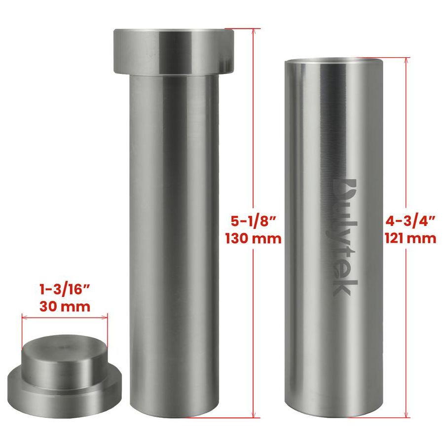 Dulytek Stainless Steel Hammer Style Pre Press Pollen Mold for Hash, Rosin & Concentrates – Perfect for DIY Extraction, Crafting & Home Use