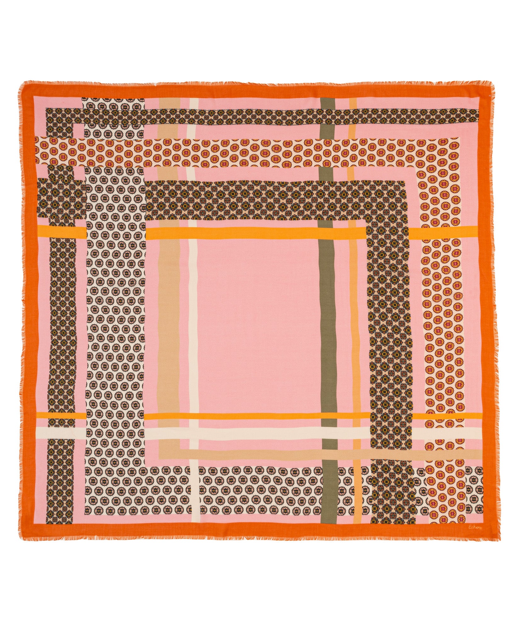 Stylish Foulard Patch Square Scarf for Women - Fashionable Silk-Like Accessory for Office, Travel, and Special Occasions