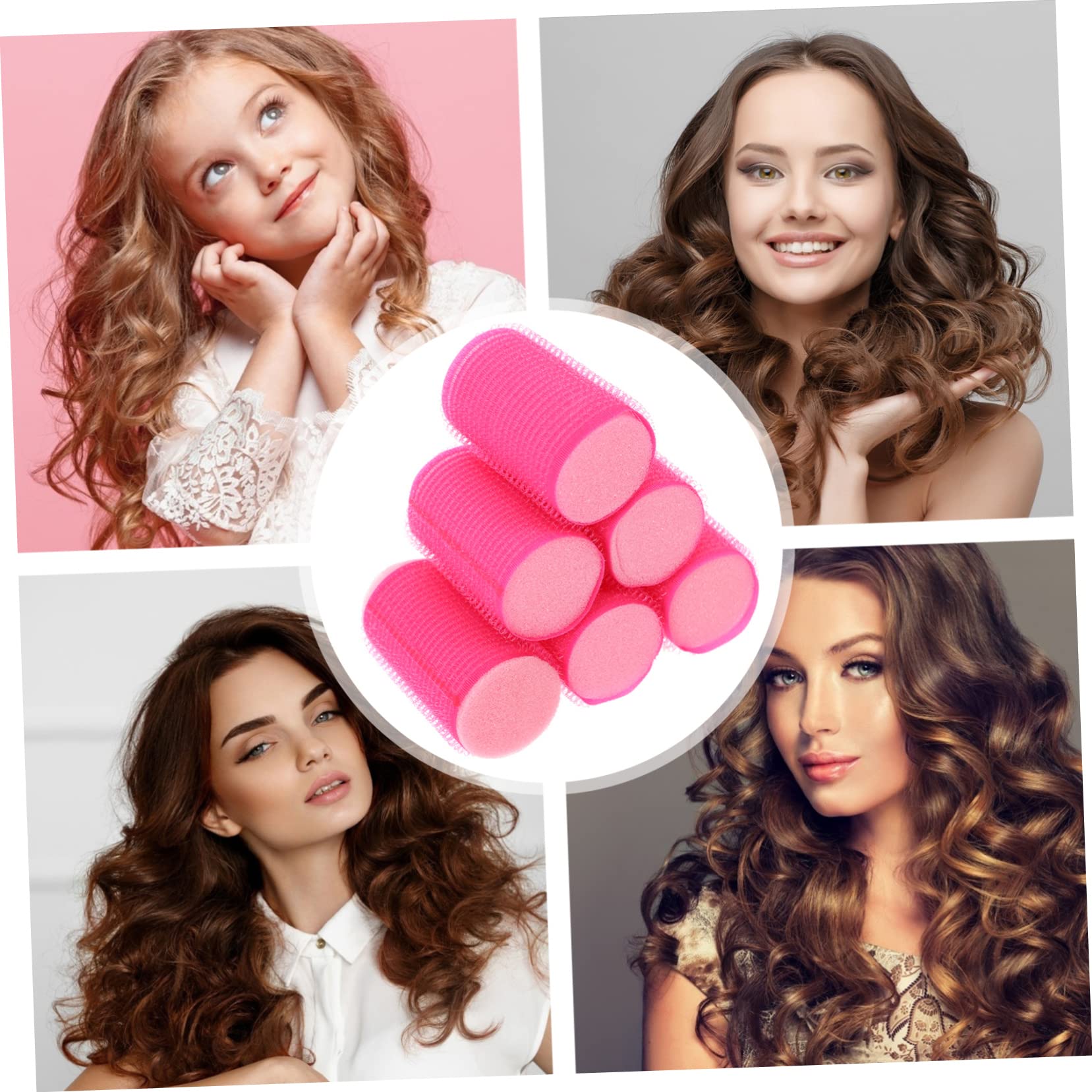 FOMIYES Hair Curler Sponge Rollers - Non-Tear Hair Styling Rollers for Curly Waves & Volume | Perfect for Home Salon, Wedding, Party & Daily Hairstyling