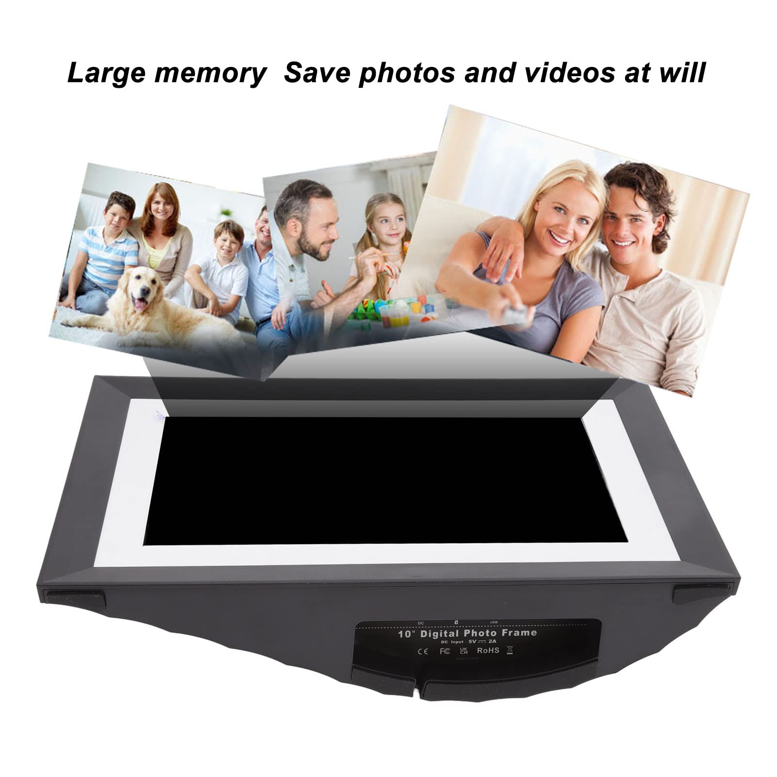 11.7 Inch WiFi Digital Picture Frame with IPS HD Touch Screen - Smart Cloud Photo Frame for Remote Sharing via App - Perfect Gift for Mom, Family & Friends (British Plugs) - Display Memories in Living Room, Bedroom or Office