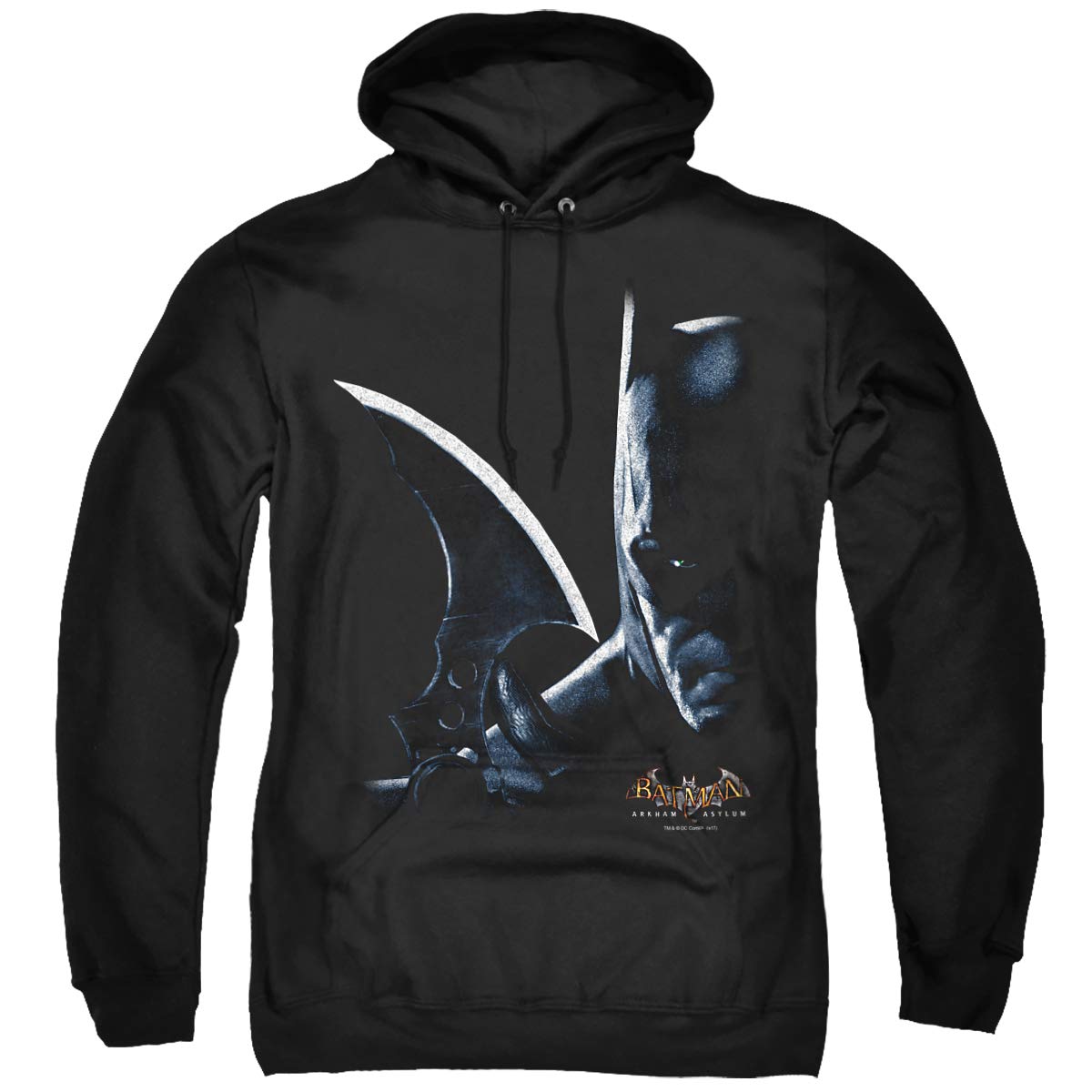 Trevco Batman Arkham Unisex Adult Pullover Hoodie - Soft & Comfortable for Cosplay, Gaming & Casual Wear