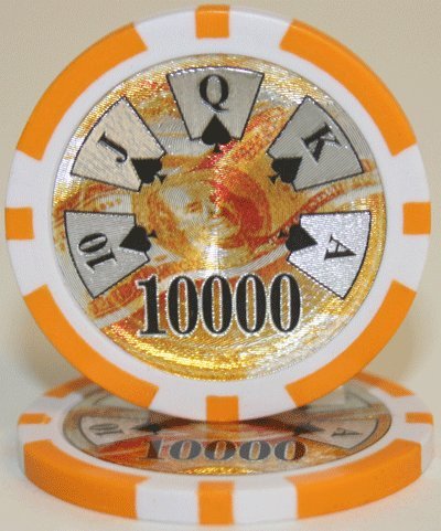 Premium 14g Ben Franklin Laser Clay Poker Chips - 1000 Bulk Casino Chips for Poker Nights, Home Games & Casino-Themed Parties - Durable & Professional Quality