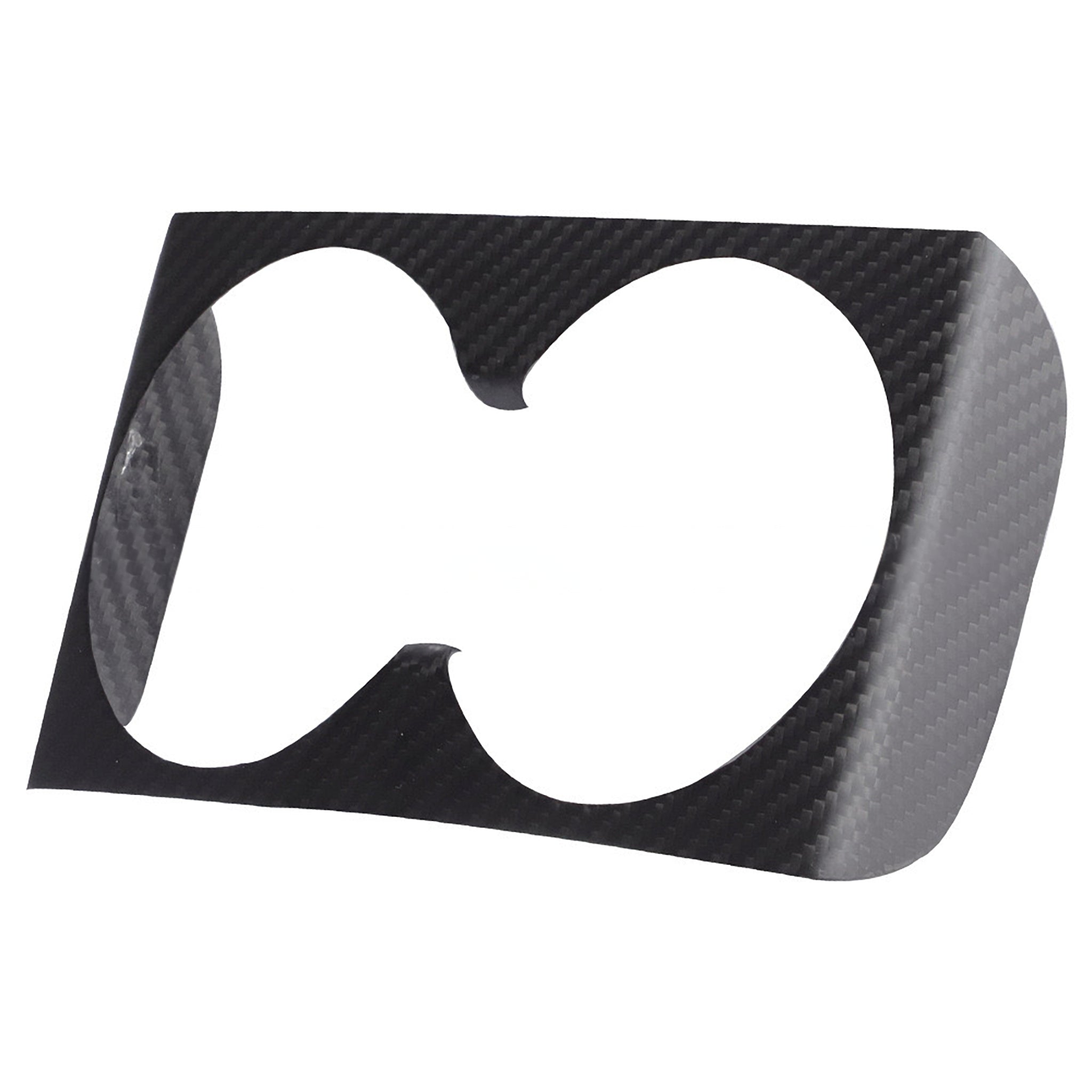Premium Real Carbon Fiber Cup Holder Covers for Tesla Model 3 Highland (2024+) - Front & Rear Set - Luxury Interior Upgrade for Car Enthusiasts & Tesla Owners - Perfect for Daily Commute, Road Trips & Show Car Events