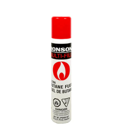 Ronson Multi Fill Butane Lighter Refill - Premium Butane Gas for Lighters, Torches & Camping Stoves - Ideal for Outdoor Adventures, BBQ Grilling & Home Use