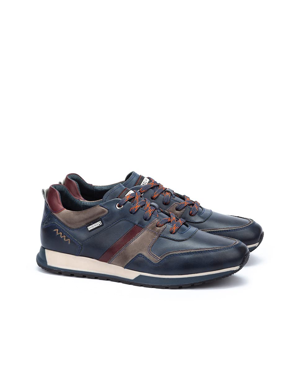 PIKOLINOS Men's Leather Sneakers - Comfortable & Stylish Casual Shoes for Walking, Travel & Everyday Wear