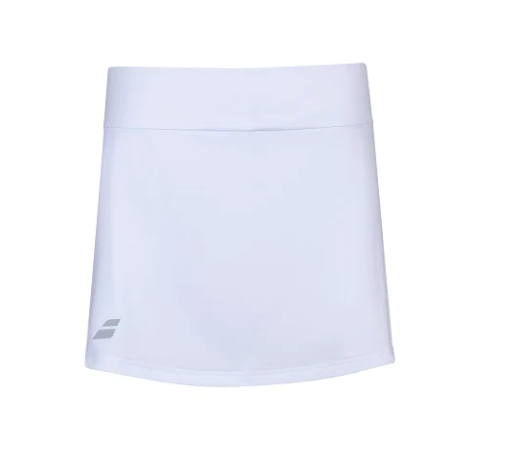 Babolat Women's Tennis Skirt - White | Breathable & Comfortable Athletic Skirt for Women | Perfect for Tennis, Pickleball & Gym Workouts