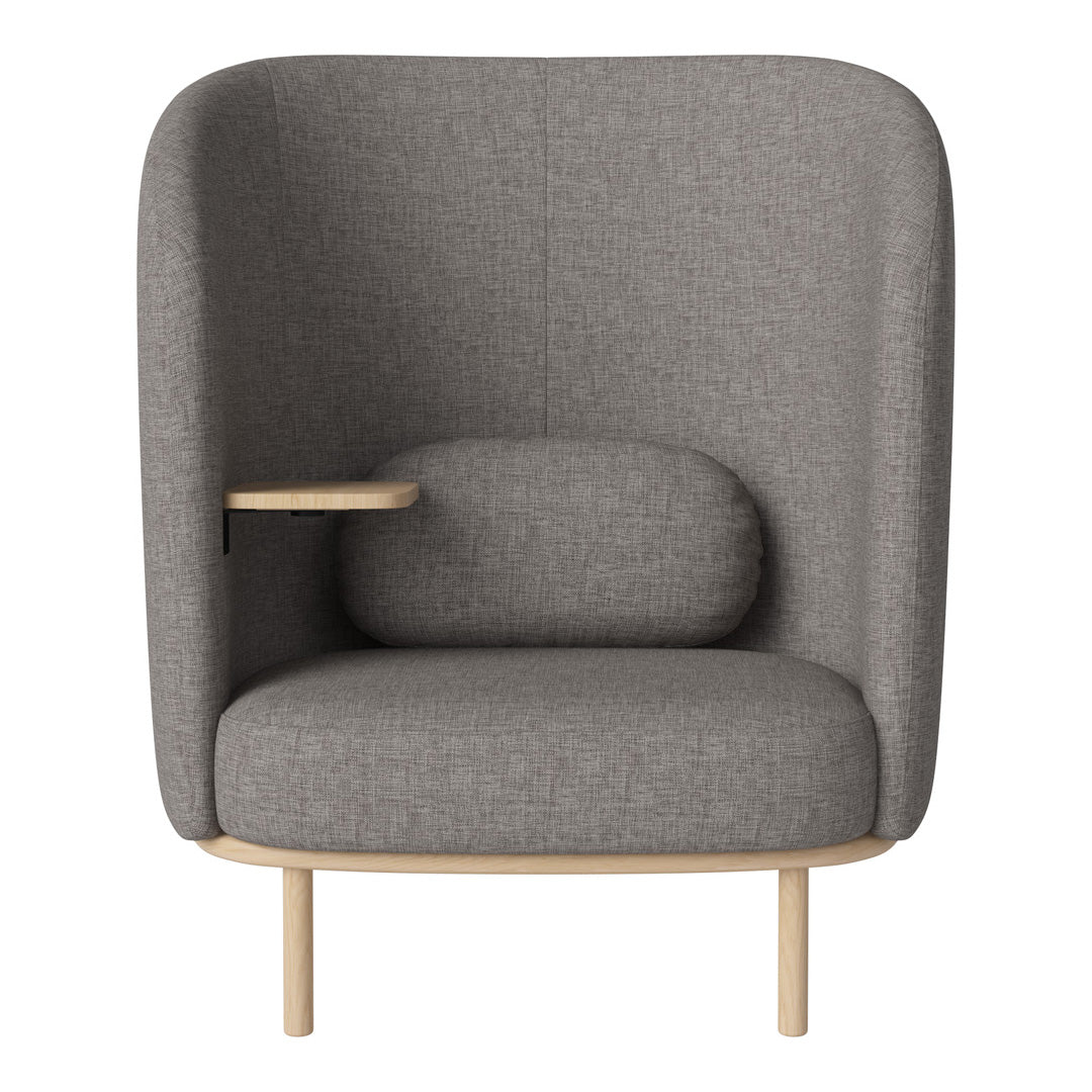Fuuga Nesting Armchair with Table - Space Saving Modern Lounge Chair for Small Apartments, Living Room, and Office - Perfect for Relaxing, Reading, and Entertaining Guests