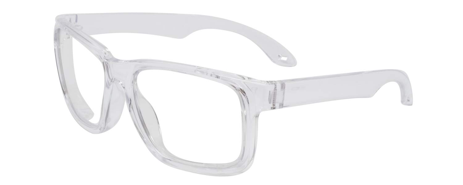 Calabria Clear Anti-Fog Safety Glasses with Reading Magnification - Scratch-Resistant, Distortion-Free Protective Eyewear with Side Shields | Perfect for Construction, Lab Work & DIY Projects