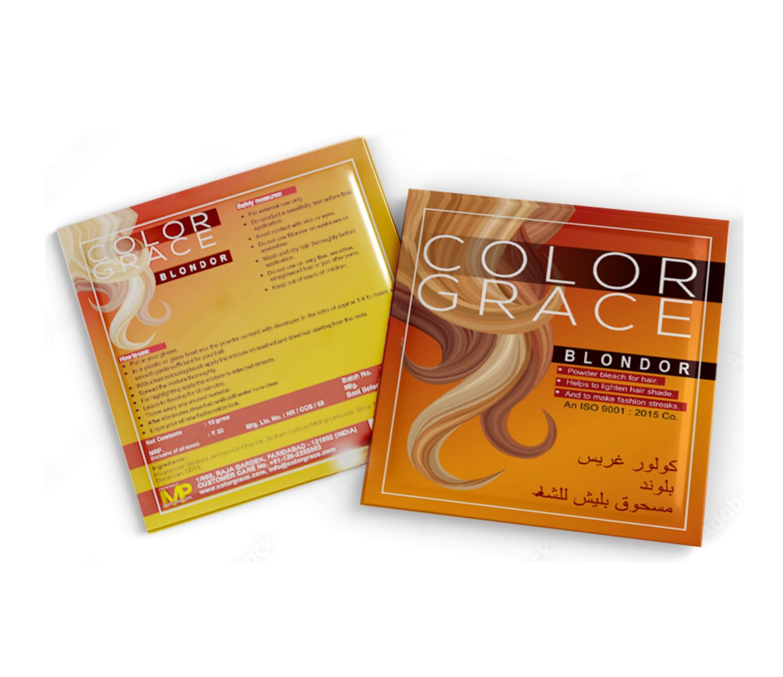 Color Grace Hair Highlighter Powder - Golden Blonde Bleach for Women & Men | 15g Lightening Powder for Salon-Quality Highlights at Home | Perfect for DIY Hair Coloring & Touch-Ups
