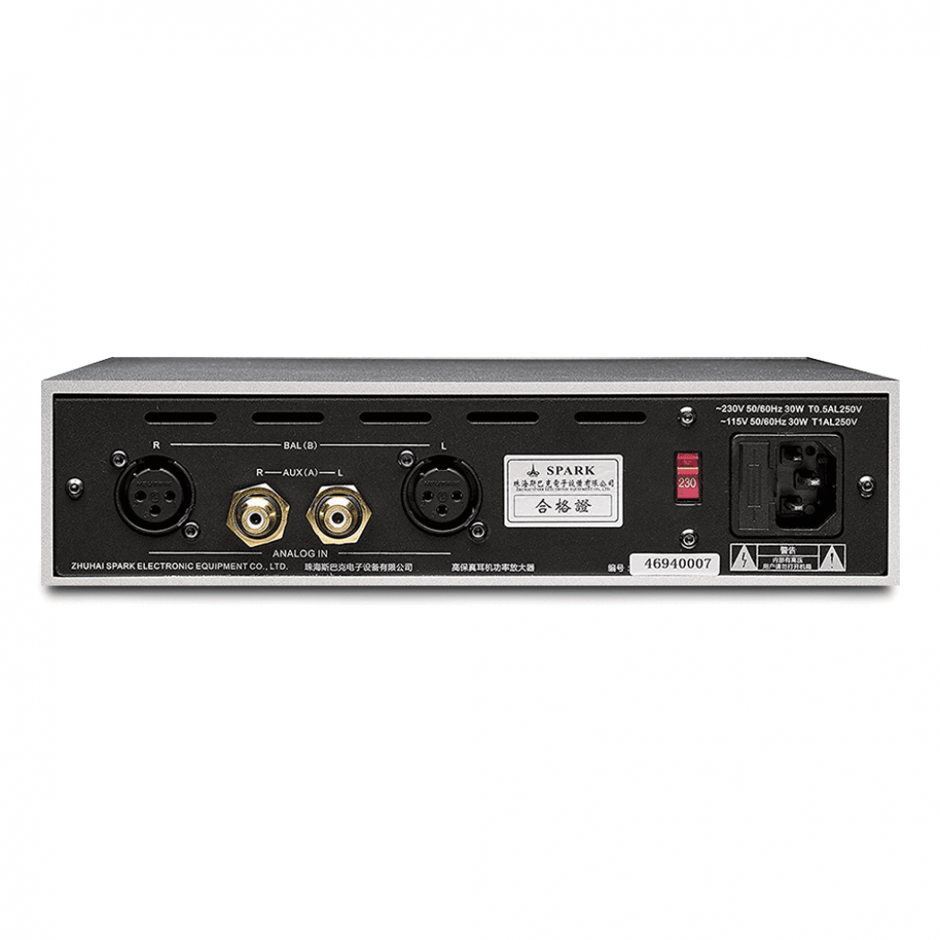 Cayin IHA 6 Silver Desktop High Current Headphone Amplifier - Premium Audio Equipment for Audiophiles & Home Studio Use
