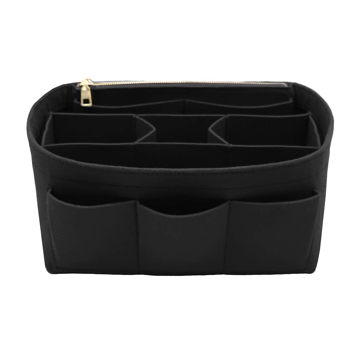 Premium Felt Purse Insert Organizer for Louis Vuitton Speedy & Neverfull Bags - Handbag Organizer with Multiple Pockets for Wallet, Phone & Cosmetics - Perfect for Travel, Work & Daily Use
