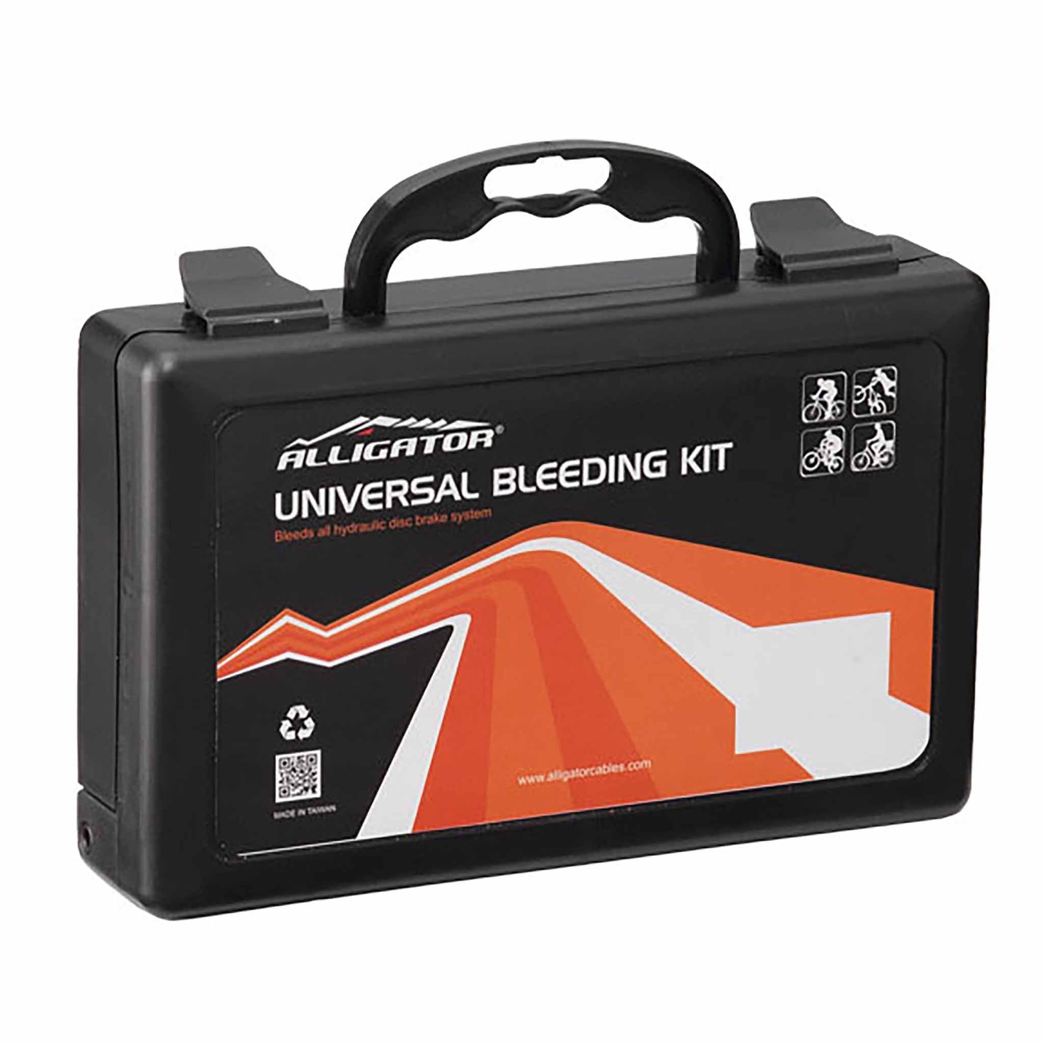 Universal Alligator Bleed Kit for Hydraulic Brake Systems - Professional Bike & Motorcycle Brake Bleeding Tool Kit | Perfect for Home Mechanics & DIY Bike Repair