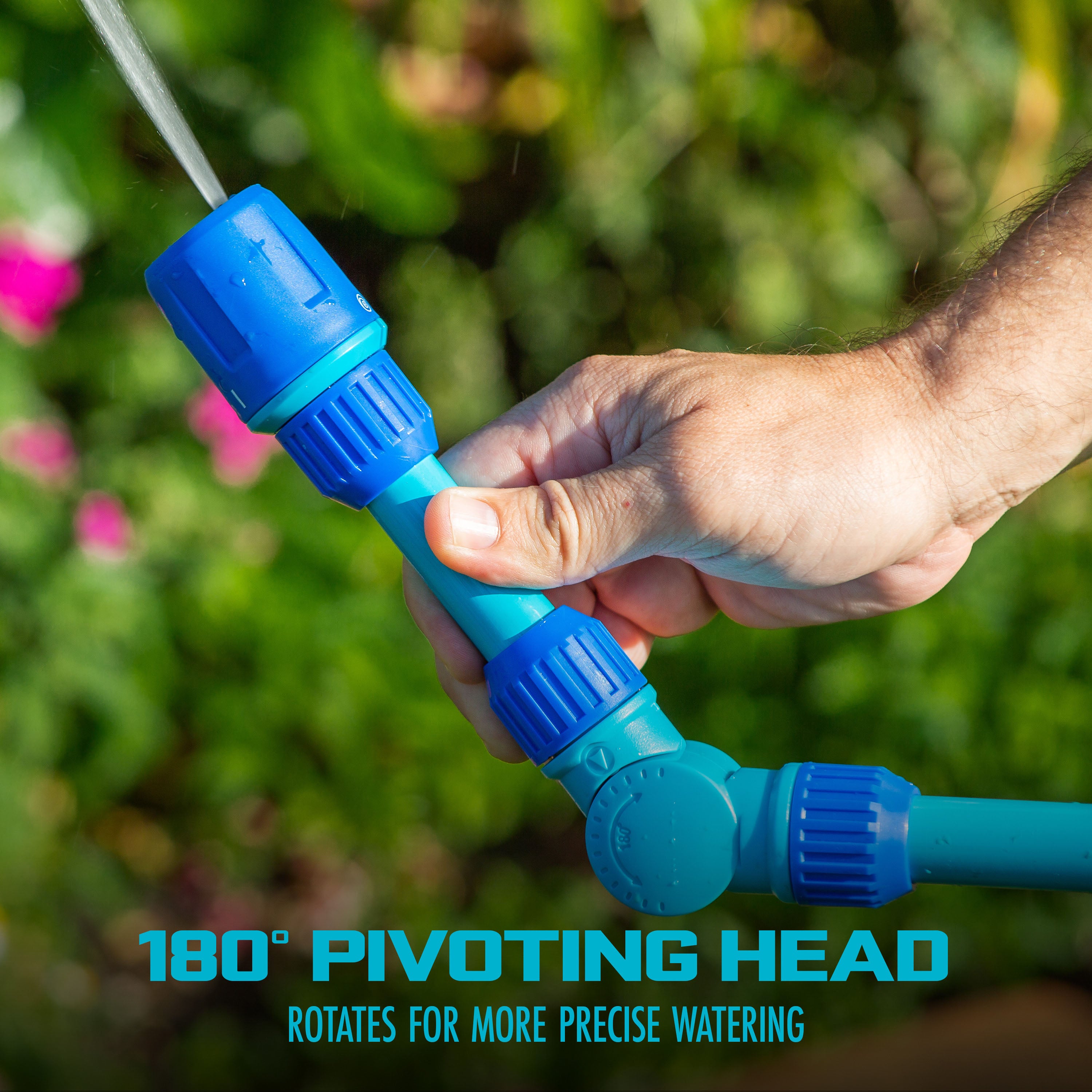 Aqua Joe AJ WW30 TND 30-Inch Watering Wand with 3 Spray Patterns - Tornado Spray for Garden, Lawn, and Plant Care - Perfect for Watering Flowers, Shrubs, and Hard-to-Reach Areas