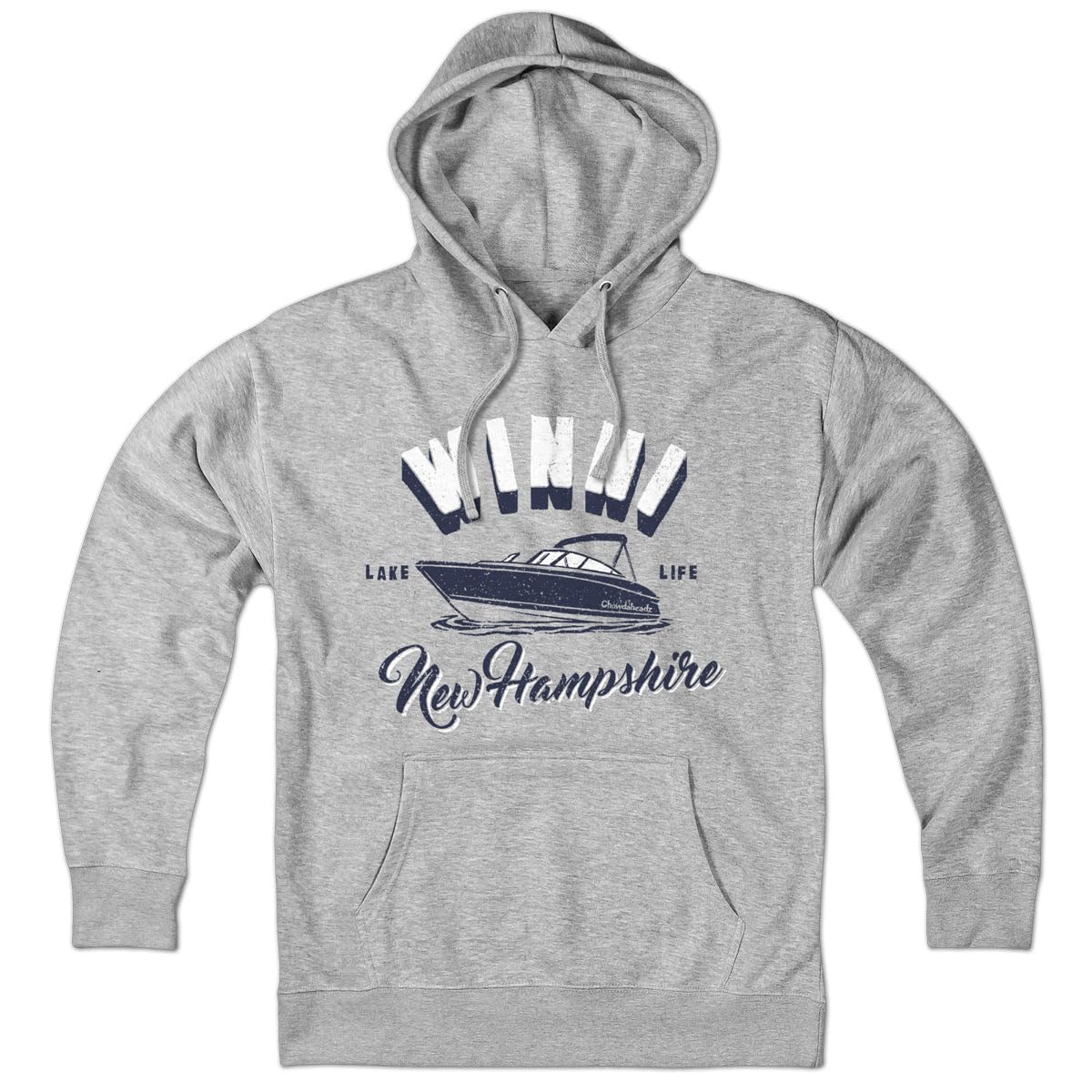 Chowdaheadz Winni New Hampshire Hoodie - Soft Unisex Pullover Sweatshirt | Cotton Blend Comfort Wear for Casual Outings & Outdoor Activities