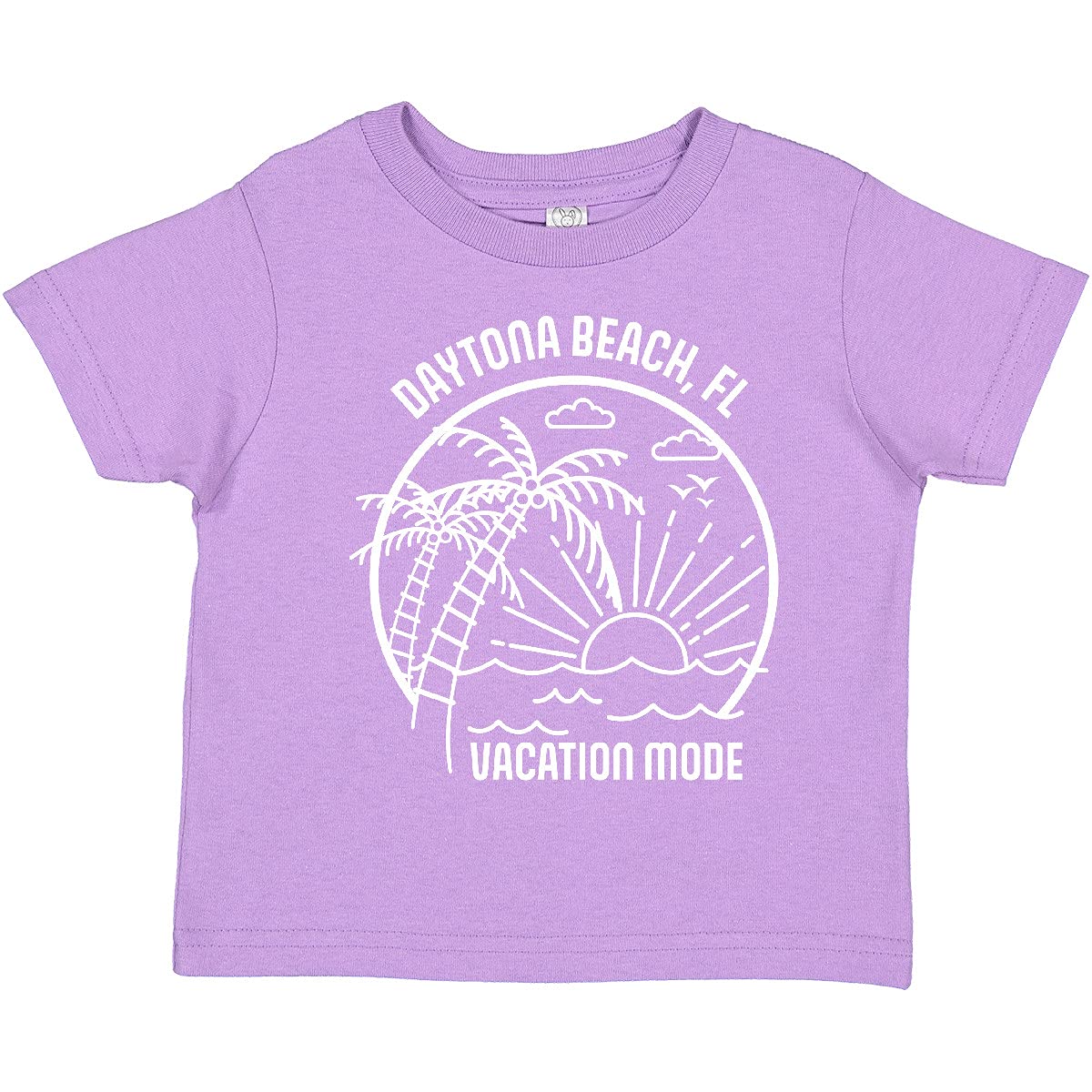 Inktastic Summer Vacation Mode Daytona Beach Florida Toddler T-Shirt - Cute Kids Travel Shirt for Beach Trips & Family Vacations