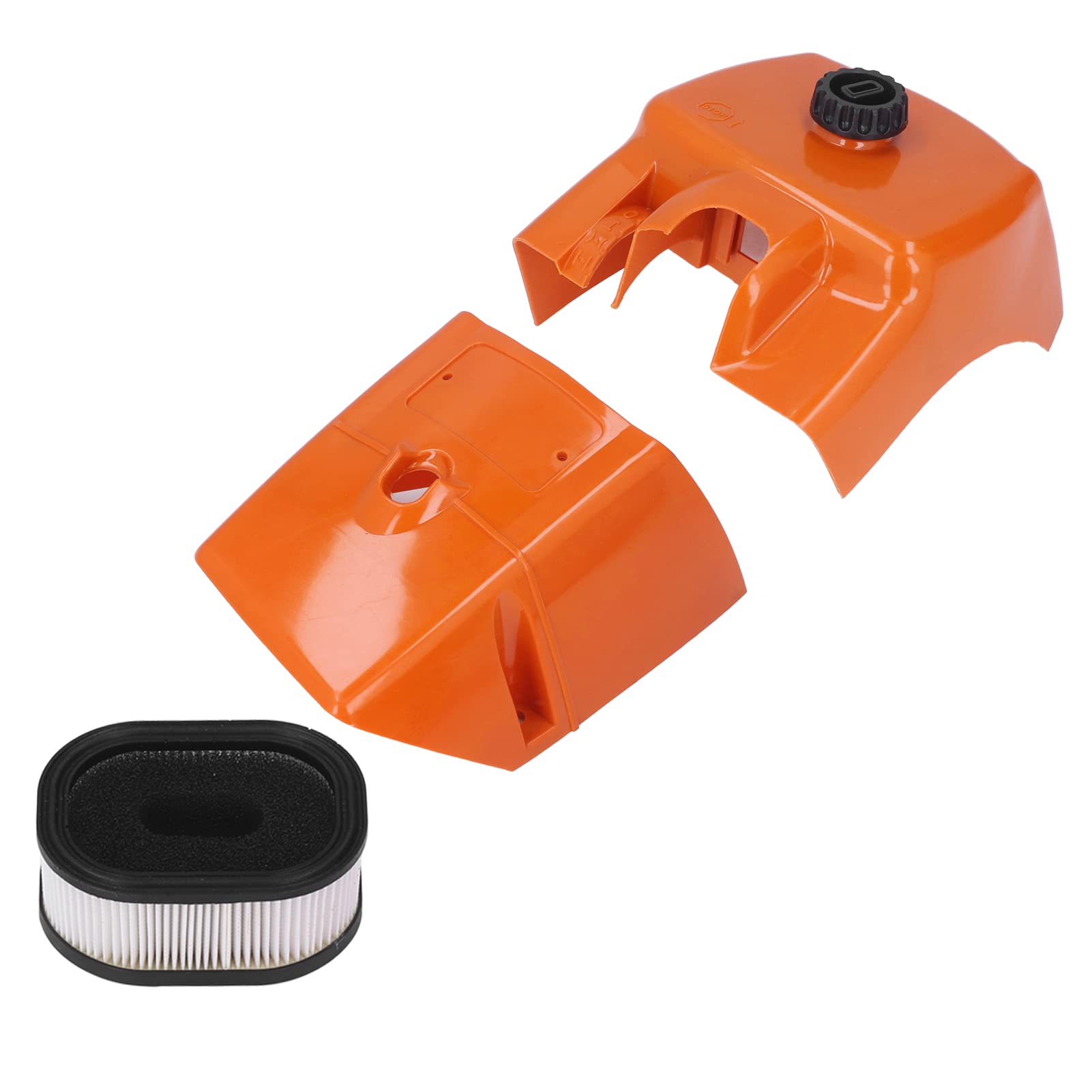 Uxsiya High-Efficiency Air Filter Shroud Cover - Precision 0000 120 1653 Plastic Replacement Part for Garden Tools | Lawn Mower & Tractor Engine Protection