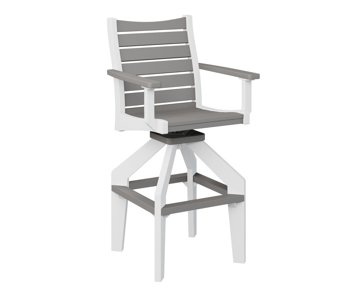 Berlin Gardens Bristol Swivel XT Chair - Heavy Duty Outdoor Patio Dining Chair with 360° Rotation, Weather-Resistant & Comfortable - Perfect for Backyard, Deck, Garden, and Poolside Relaxation