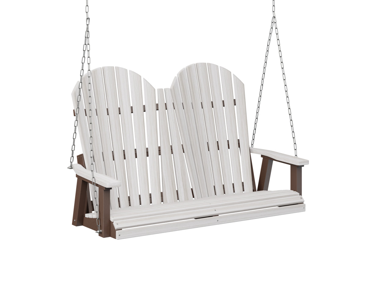 Berlin Gardens 4-Foot Comfortable Back Double Swing - Perfect for Outdoor Relaxation in Garden, Patio or Backyard
